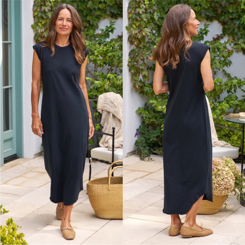 Frank & Eileen Cory Vintage Muscle Tee Dress Black Small - Picture 12 of 12